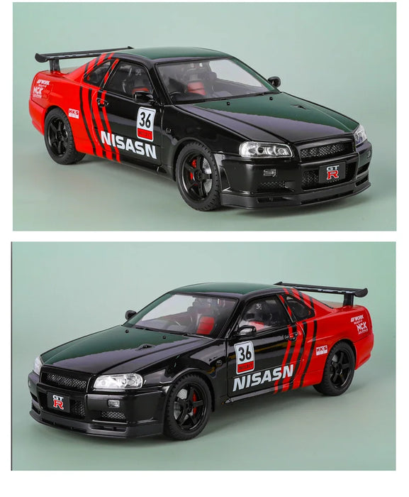 Diecast Nissan Skyline GTR with Light & Sound