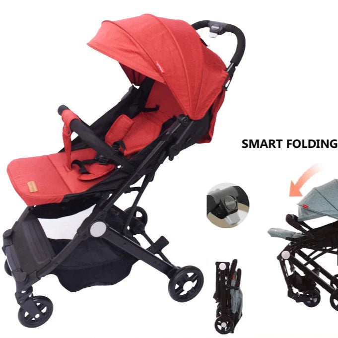 Smart Folding Lightweight Baby Stroller