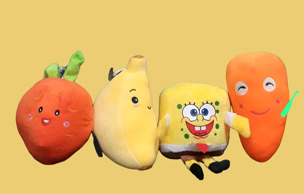 Soft Cartoon Face Hanging Toys