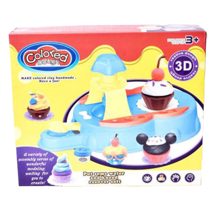 Beautiful Coloured Ice-cream Play Dough Set