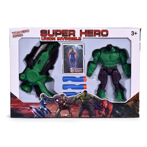 2 in 1 Super Hero Hulk Blaster Gun