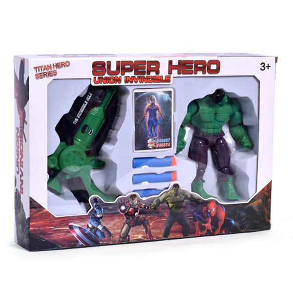 2 in 1 Super Hero Hulk Blaster Gun