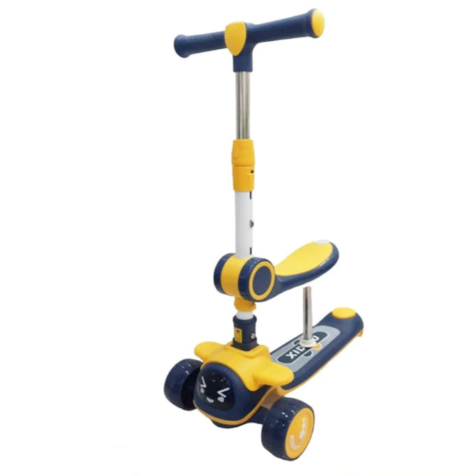 Kick Scootie For Kids With 3 Wheels