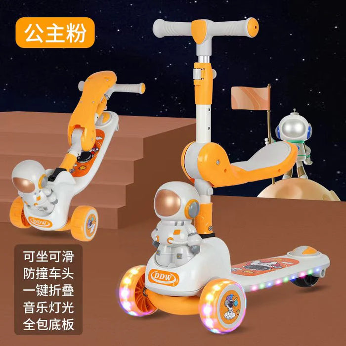 Stoffier Garten Astronaut Kick Scooter for kids