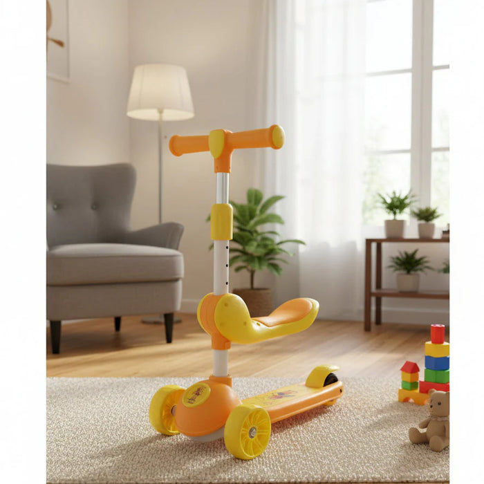 2 in 1  Foldable Kick Scootie