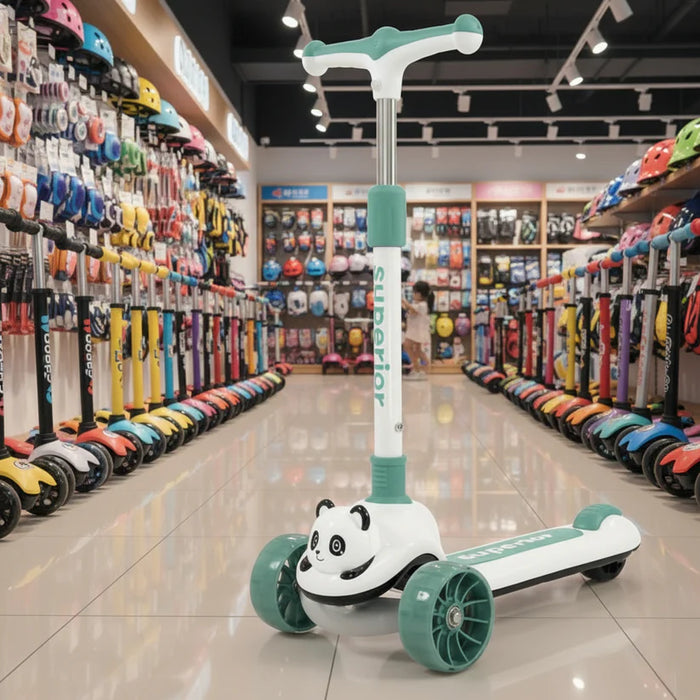 Panda Face Kids Ride on Scootie