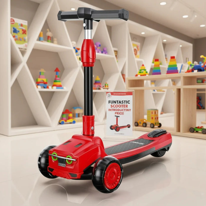 Car Theme Design Kids Scootie