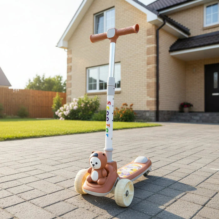 Teddy Bear Cartoon  Ride on Scootie