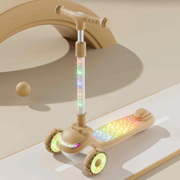 Smooth Wheels Ride on Scootie with LED Lights