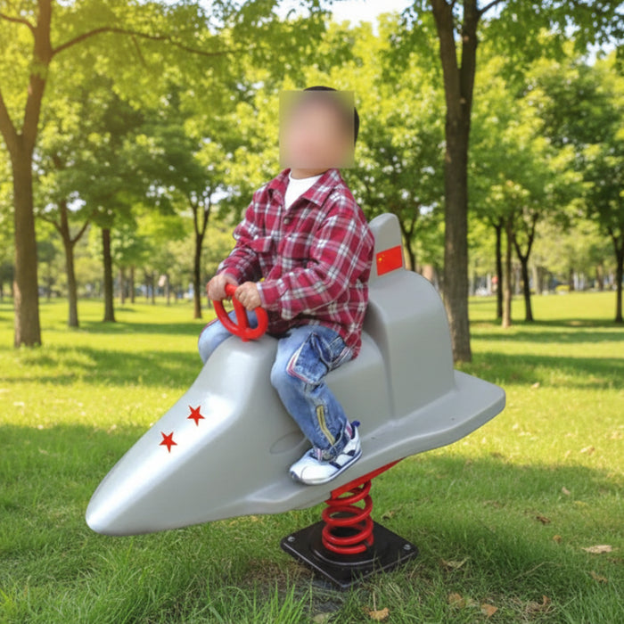 Mini Battleplane Kiddie Spring Rider
