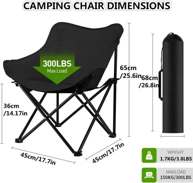 Portable Foldable Camping Moon Chair