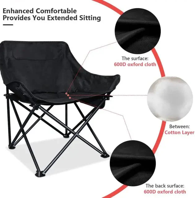 Portable Foldable Camping Moon Chair