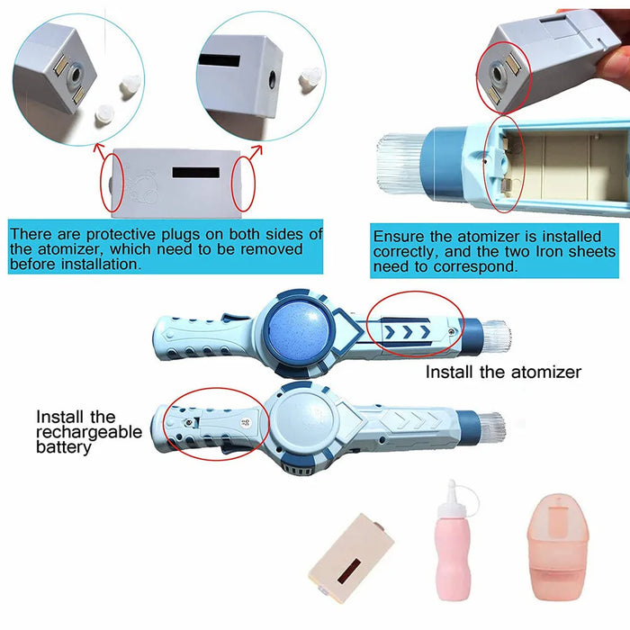 Electric Bubble Spray Wand Machine Stick