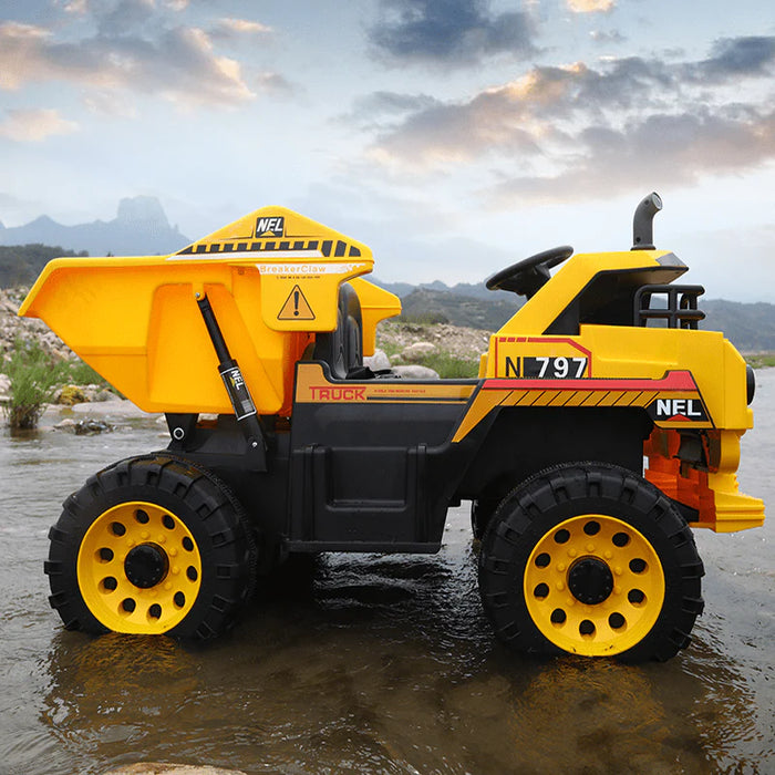 Electric Rechargeable  RIde On Dumper Truck