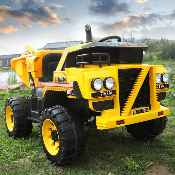 Electric Rechargeable  RIde On Dumper Truck