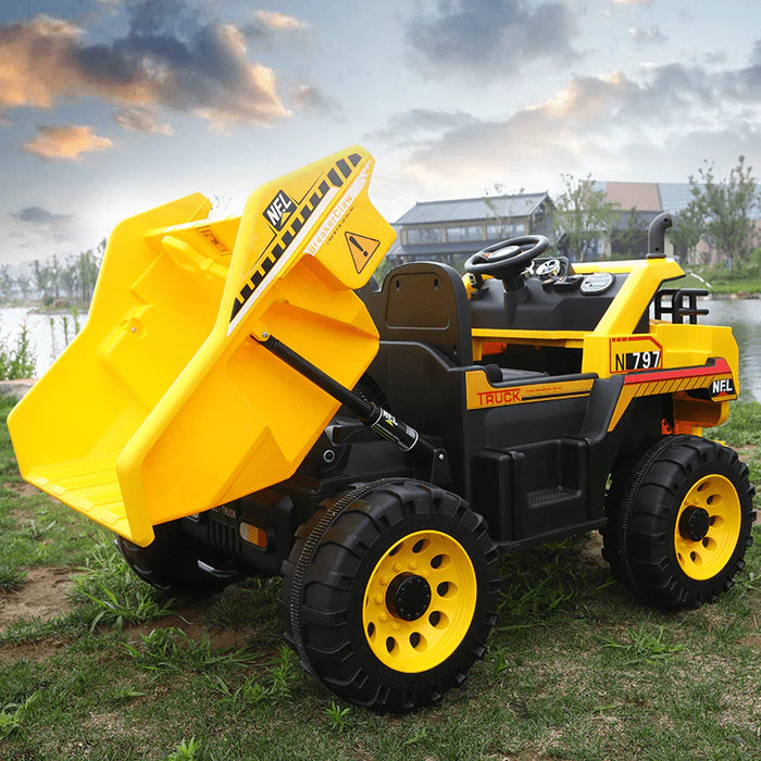 Electric Rechargeable  RIde On Dumper Truck