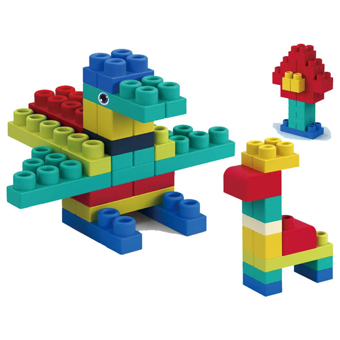 DIY Creative Soft Rubber Building Blocks