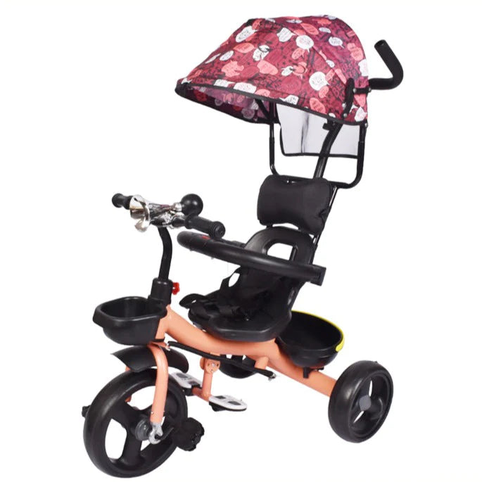 Buy Kids Pram Tricycle With Push Handle Online in Pakistan — Khanaan.pk