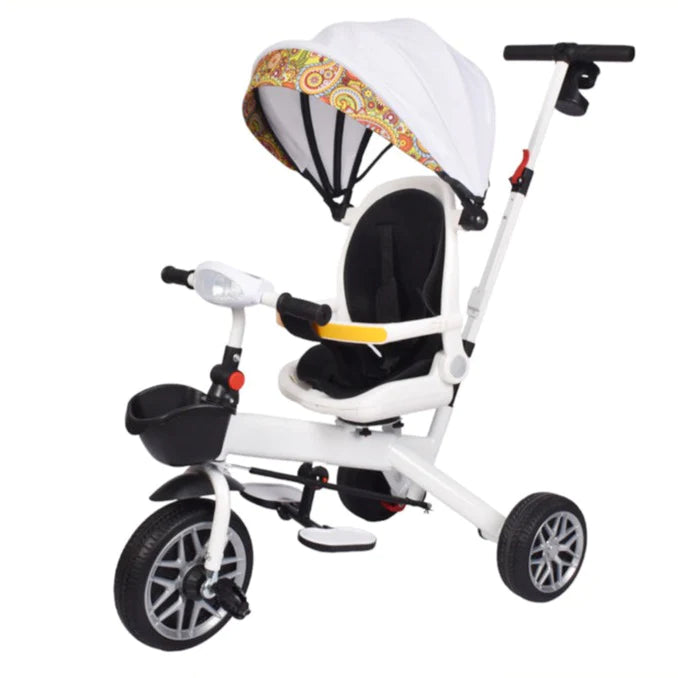 2 in 1 Stylish Umbrella Tricycle for Junior Kids