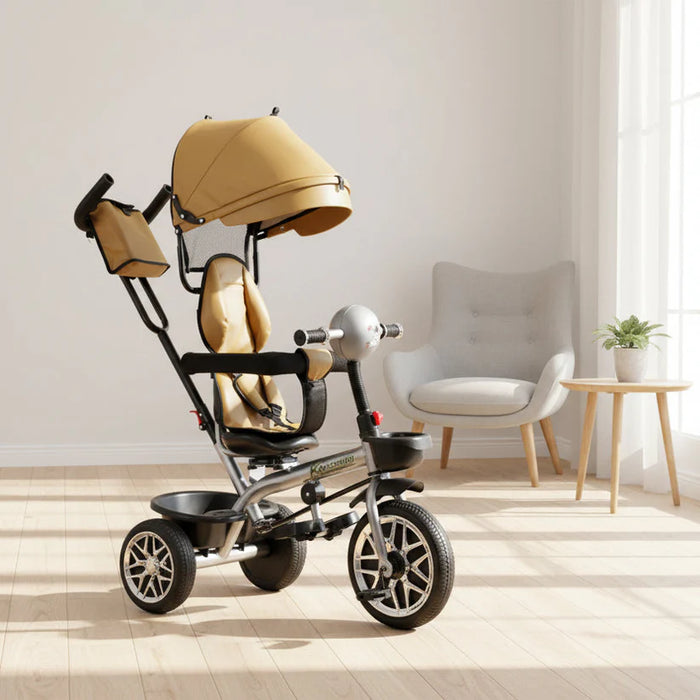 Leather Seat Kids Tricycle Eva Tire