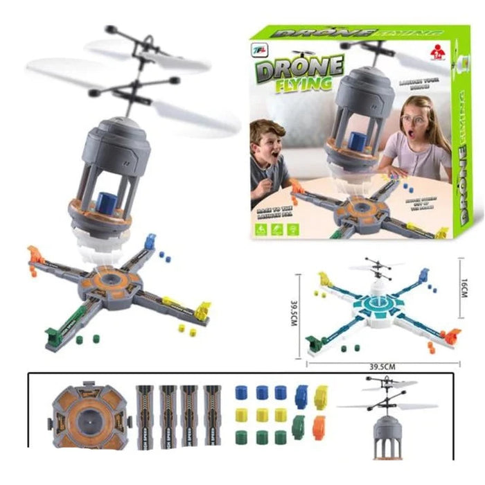 Little Kids Flying  Helicopter