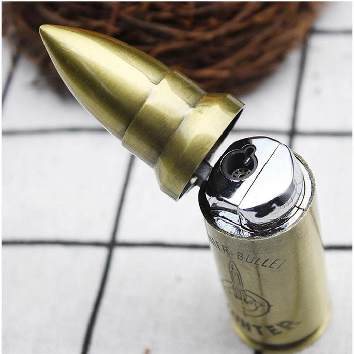 Metal Bullet Inflatable Windproof Lighter