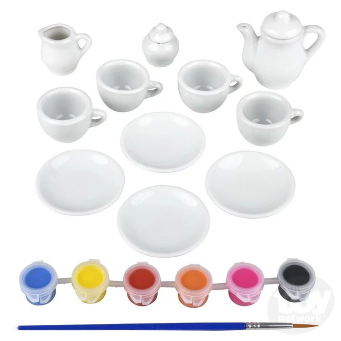 Painted Caramics Tea Set