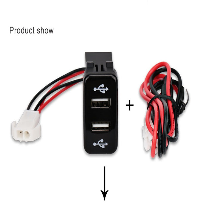 Dual USB Charger 2.1 A for Toyota
