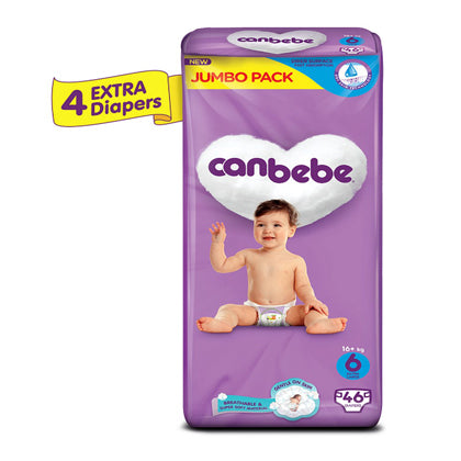 Canbebe Baby Diapers Size 6 Extra Large (16+) Kg (42)