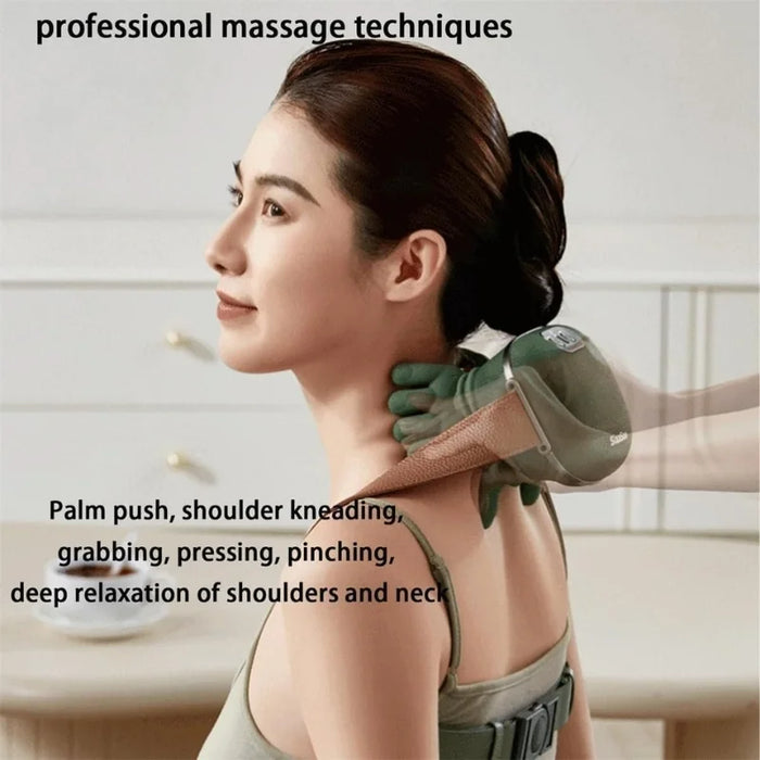 Multi-Functional Neck & Shoulder Massager with Heat | Khanaan.pk