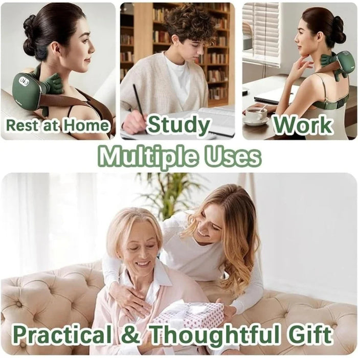 Multi-Functional Neck & Shoulder Massager with Heat | Khanaan.pk