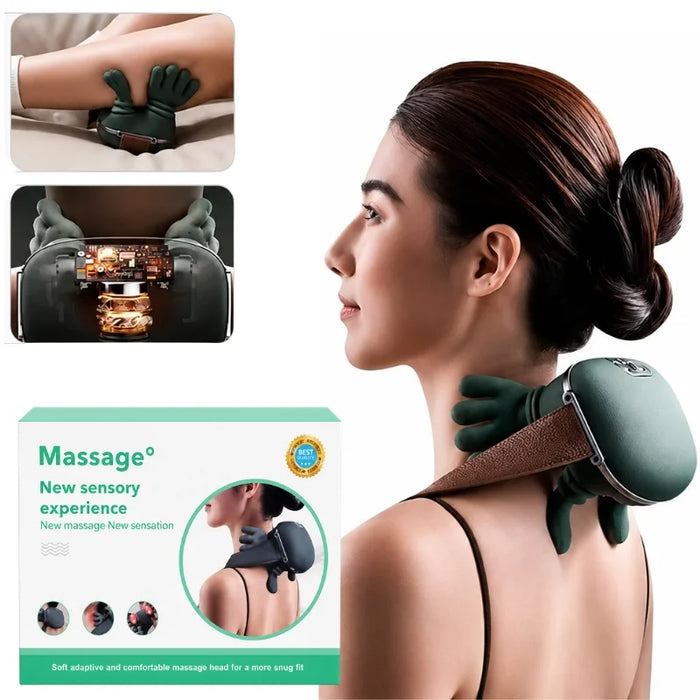 Multi-Functional Neck & Shoulder Massager with Heat | Khanaan.pk