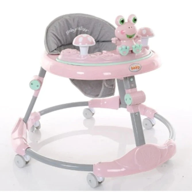 2 in 1 Frog Baby Walker with Music