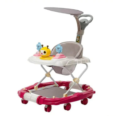 Multifunctional Musical Baby Walker With Sunsade