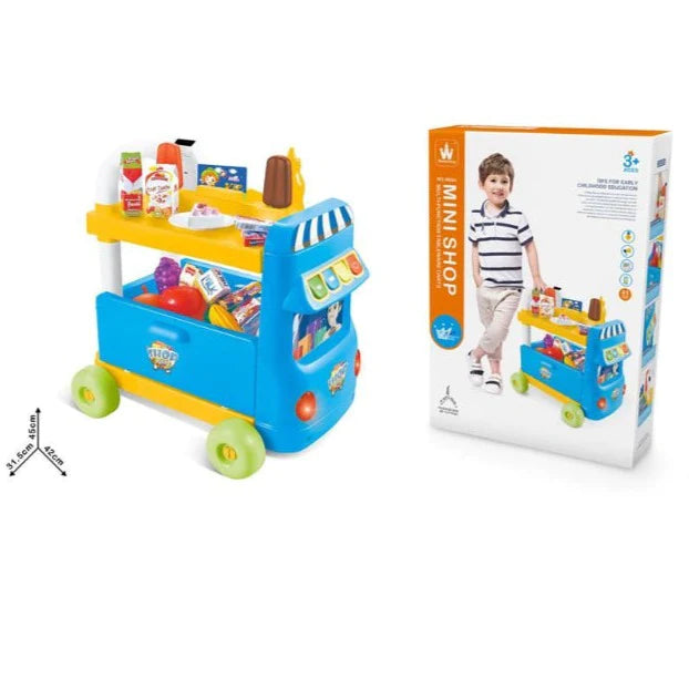 Mini Shopping Trolley for Kids