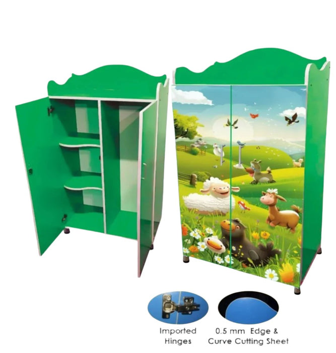 Farm Theme Wooden Wardrobe