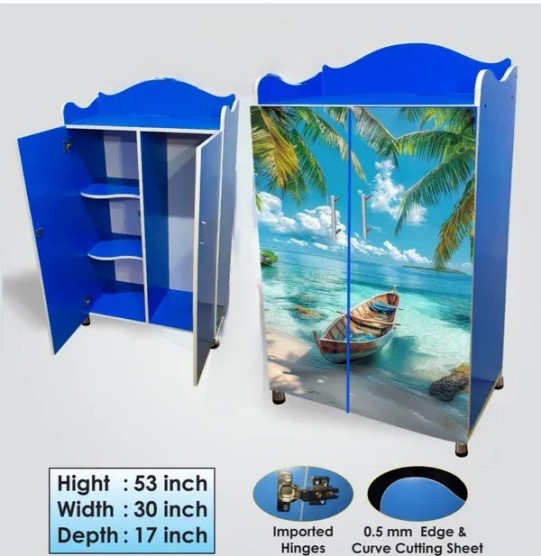 Island Theme Wooden Wardrobe