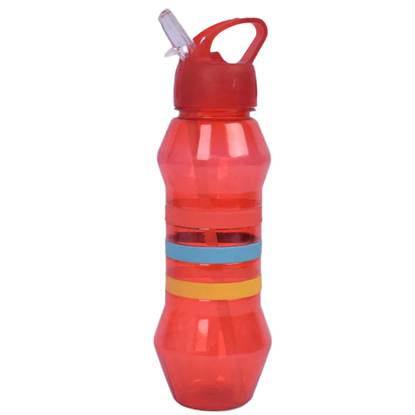 Red Plastic Water Bottle