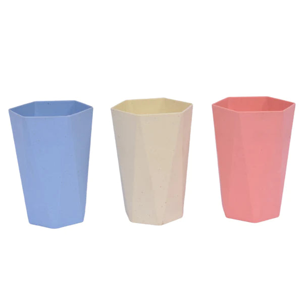 Bathroom Tumblers Plastic Rhombus Tooth Cup