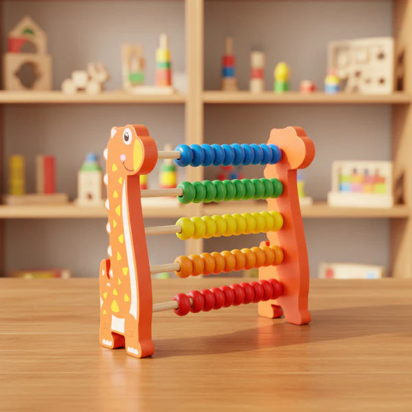 Giraffe Theme Counting Maze of Beads