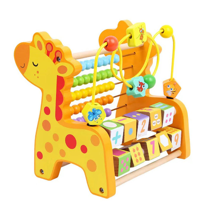 Giraffe Shape Wooden Educational Toy