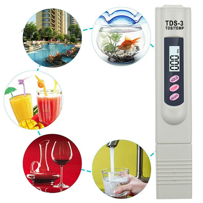Portable Pen Digital TDS Meter Filter