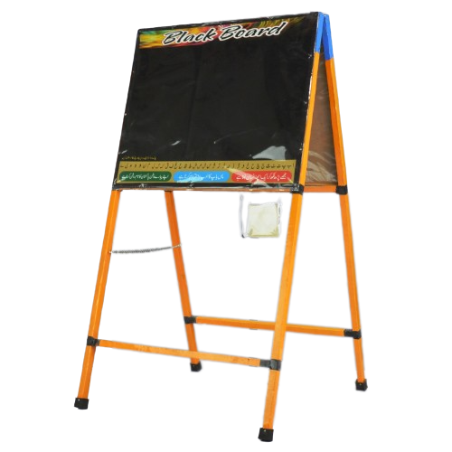 2 In 1 Large Black & White Board With Stand