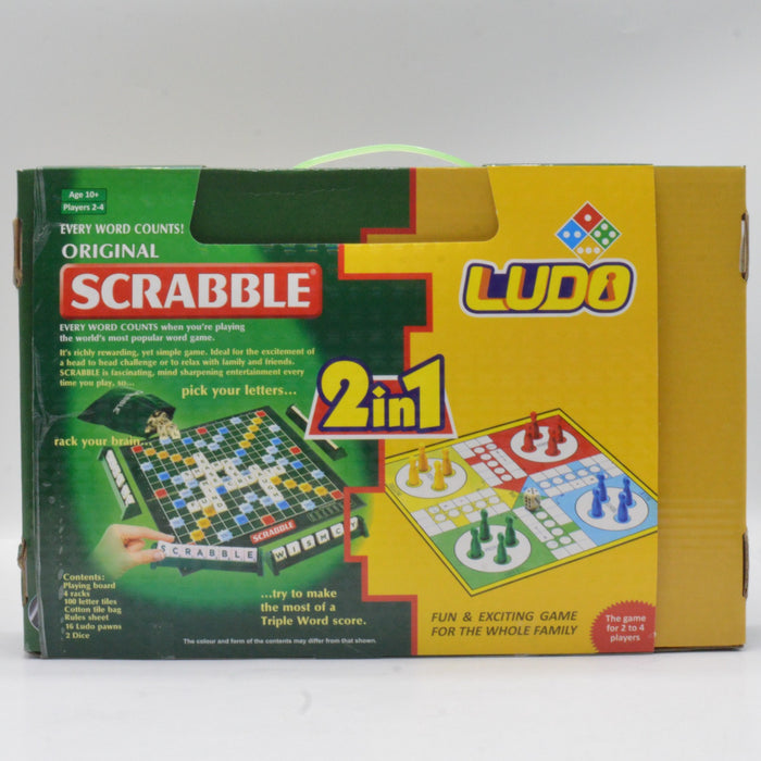 2 in 1 Scrabble & Ludo Board Games