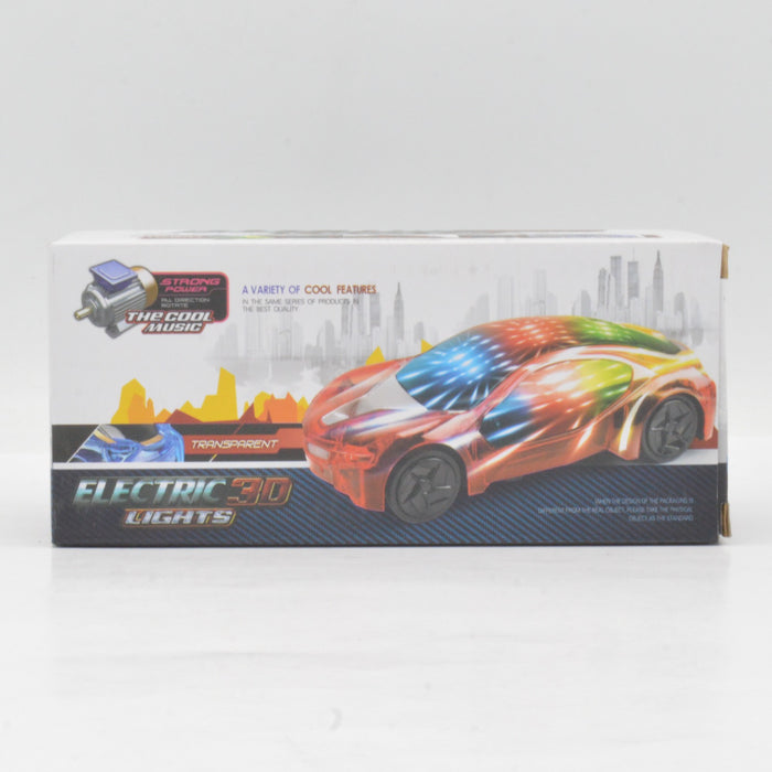 Electric 3D Car With Light & Sound