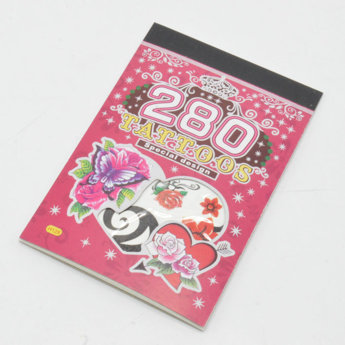 Flower Tattoos Pack of 4 Pages