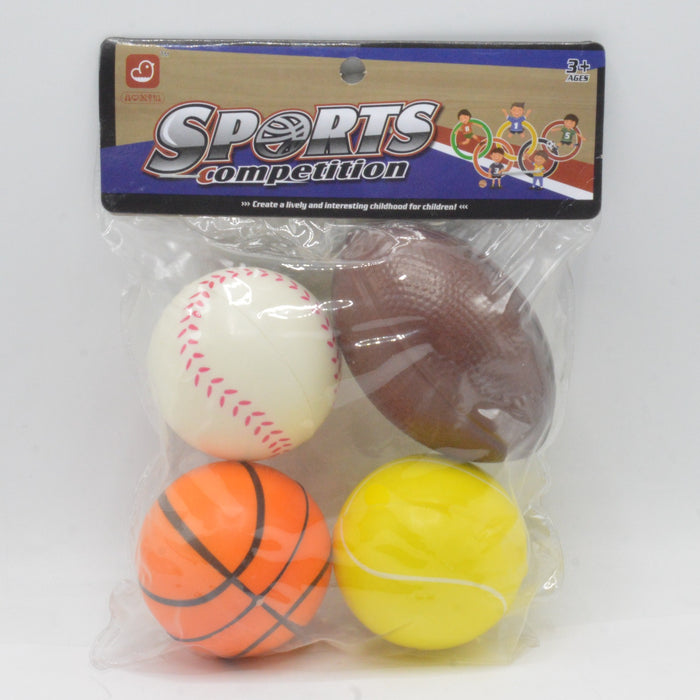 Pack of 4 Soft Football