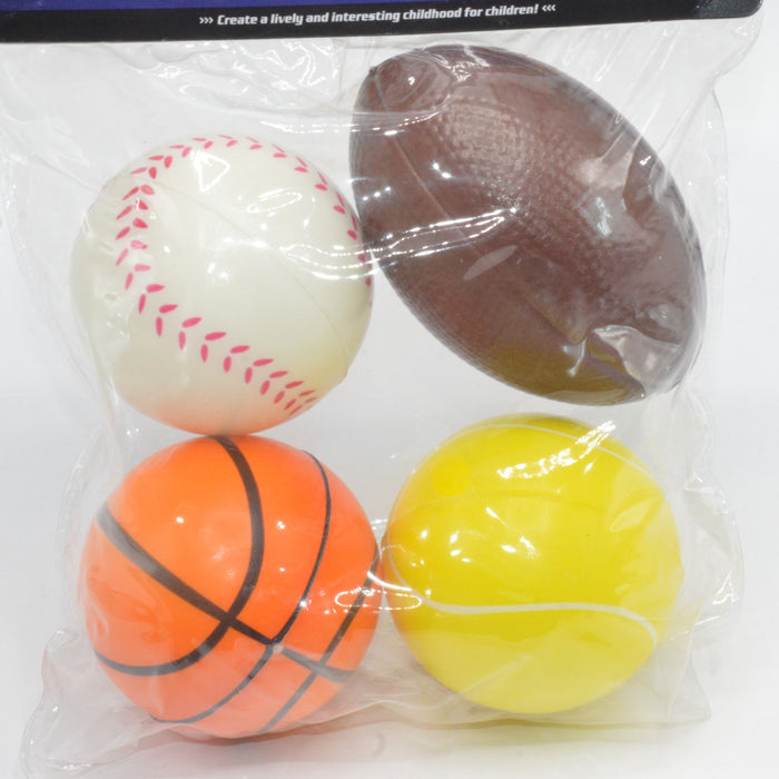 Pack of 4 Soft Football