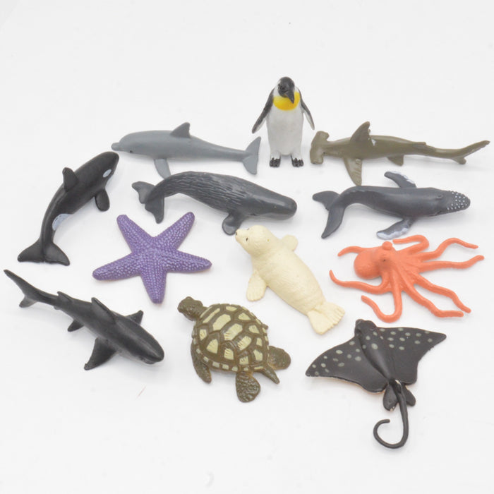 Pack of 12 Sea Animals Set
