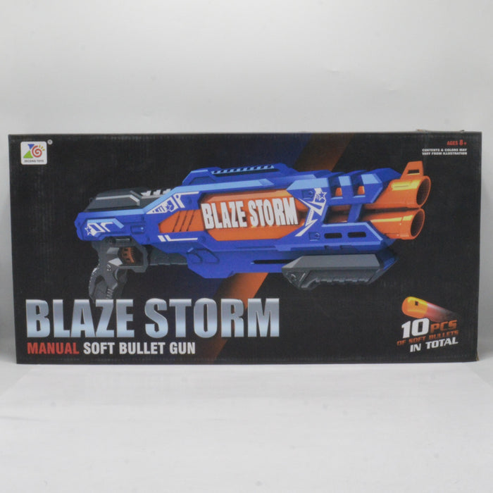 Manual Blaze Storm Soft Bullet Gun